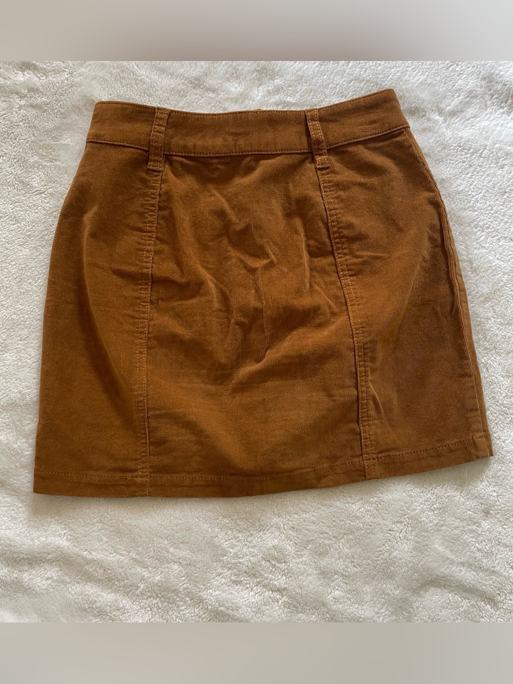 Mudd Corduroy Button Up Mini Skirt size 0 - Picture 4 of 11